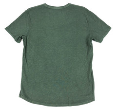 Marine Layer Henley Shirt Men S Olive Green Short Sleeve Hemp Cotton Casual Tee