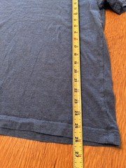 Banana Republic Mens Signature Midweight T-Shirt Med Organic Cotton Washed Blue
