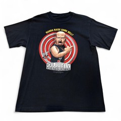 Vtg Stone Cold Celebrity Death Match T Shirt L Black 90s WWF Wrestling Tee WWE