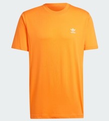 NEW MENS ADIDAS ORIGINALS ESSENTIALS TREFOIL TEE SHIRT~SIZE LARGE #JY2647 ORANGE