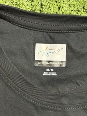 Greg Norman Casual Black Cotton Shirt Size M