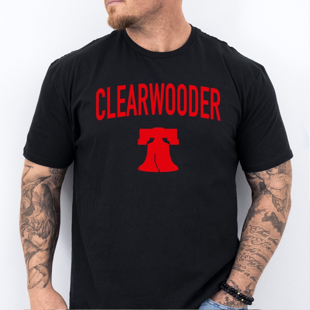 CLEARWOODER | Philadelphia Baseball themed Ring Spun Cotton T-Shirt
