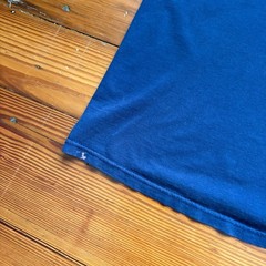 Vintage Gradient Sun Faded Worn WIP Workwear T-Shirt Men’s Size L Blue Thin