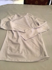 Lot Of 2 T-shirt Man Long Sleeves Size M Red/ Black