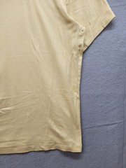 J. Crew Men Shirt L Yellow Crew Neck Short Sleeve Flat Front Breathable Pullover