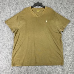 Polo Ralph Lauren V-Neck T-Shirt Mens XXL Classic Fit Pony Short Sleeve Casual