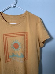Junk Food Tee Clothing Unisex Yellow Ocean Vibe Sea Nice Love T-Shirt Medium