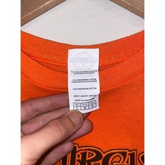 2009 Sturgis Black Hills Rally 69th Annual Orange Skull Shirt L Large 2000s