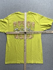Salt Life Fishing Graphic T Shirt Short Sleeve Adult M Safety Yellow