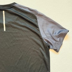 Adidas Response Climalite Running Shirt Mens Small Black Grey Athletic Tee Gym
