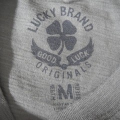 Lucky Brand Snake Charmer Tavern Mens MEDIUM Shirt Bombay India Cobra Venom