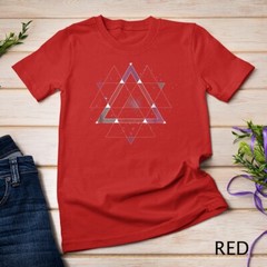 Geometric Space Graphic T-Shirt EDM Electronic Dance Tee Unisex T-shirt