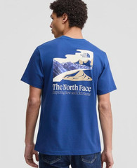 The North Face Men’s Blue Evolution New Old Places Short-Sleeve T-shirt – Estate