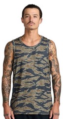 RVCA Sport Vent Men’s Performance Tank – Tiger Camo – New