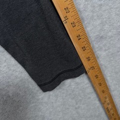 Public Rec Mens Medium Long Sleeve Henley Shirt Gray Pima Cotton Blend Size M