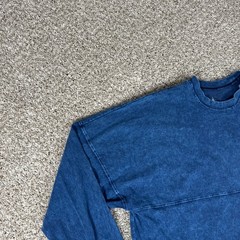 Disney Spirit Jersey Unisex Medium Blue Toy Story Woody Mineral Wash Long Sleeve