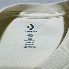Converse Men’s Tee MEDIUM White Loose Fit Short Sleeves T-Shirt 100% Cotton NWT