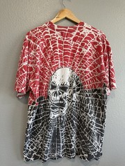 Warren lotas Skull Graphic Print all over print Mens XL T-Shirt