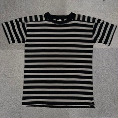 PHIGVEL Border T-Shirt Size 36 Black & White