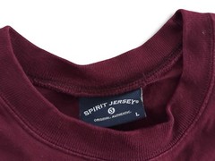 Vintage Spirit Jersey Fordham University Large Burgundy Gray Puff Print T-Shirt