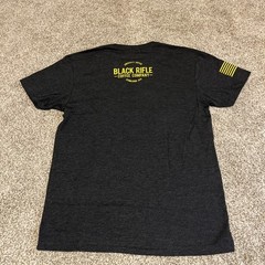 Black Rifle Coffee or Die Mens Shirt Size Small Snake Black Yellow Flag 🇺🇸