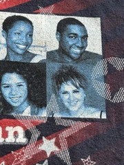 Vintage American Idol 2004 Jennifer Hudson Fantasia Barrino Concert T-Shirt