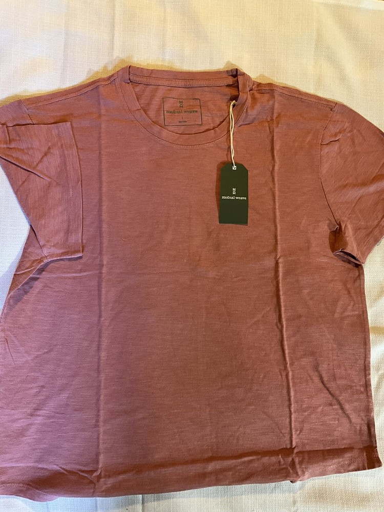 Mutual Weave Mens T-shirt, XXL, NWT, Crew, 100% Cotton, Short Sleeve, No Pocket