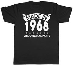Made in 1968 All Original Parts Birthday Mens Short Sleeve T-Shirt