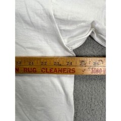 VINTAGE MV Sport T-Shirt Adult XL White Blue Single Stitch Tee Made In USA Mens
