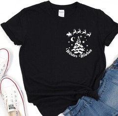 Oversize Tshirt, Winter Wishes Shirt, Christmas Tee, Gift Tshirt, New Year Shirt