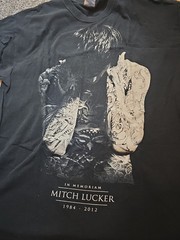 Mitch Lucker – In Memorium 1984-2012 T-shirt /large