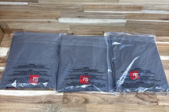 Lot of 3 New Milwaukee Men’s L-XL Gray Short/Long-Sleeve Pocket T-Shirts – DN56