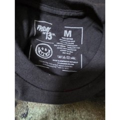 Friday the 13th Jason Voorhees Shirt Medium NWOT Horror Mask Graphic Tee Black