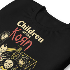 Children of the Korn T-Shirt Retro 90s Nu-Metal Horror Movie Parody Goth Kid Tee