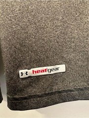 Under Armour HeatGear Mens Compression Shirt Long Sleeve Gray Size Large