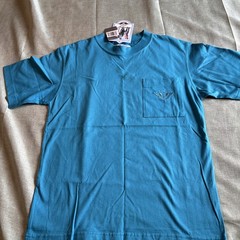 Vintage Dockers T Shirt Teal Made In USA Sz M (12-14) NWT See Description
