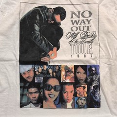 VTG 1997 Gildan Puff Daddy & The Family No Way out Concert Tour Shirt mens XL