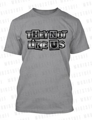 Mens They Not Like US Tee Shirt To Complement J14 Sneaker Street Wear Big Tall