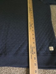 MARINE LAYER Corbet Quilted Crewneck Men’s Pullover Size Large Navy