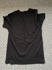 Hugo Boss T-Shirt Mens Size Medium Black Crew Neck Stretch Classic Holiday (G22)