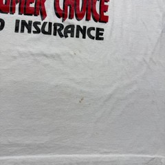 Vintage 80s Consumer Choice Auto Insurance Desert Promo Graphic T-Shirt USA – XL