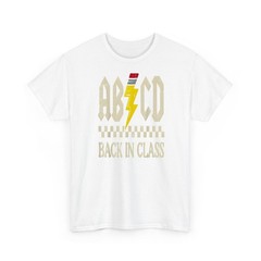 Retro School Groovy Teacher Abdc T-Shirt