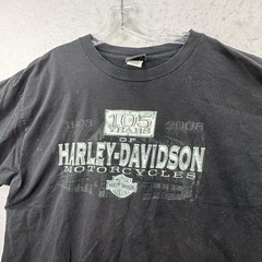Harley Davidson Motorcycles 105th Anniversary Graphic Biker T-Shirt XXL Chicago