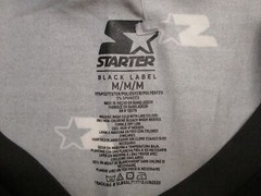 Camiseta Para Hombre Franela Manga Corta Playera Con Cuello V Talla M Starter