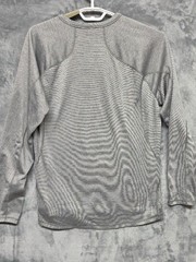 The North Face Men’s Long-Sleeve Crew Fleece Light Gray sz Large