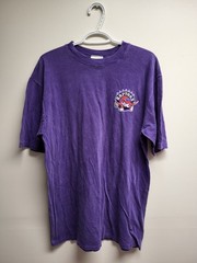 Toronto Raptors T Shirt Large Purple NBA Licensed Waves Resort Wear