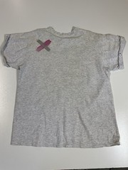 Vintage Hand Painted Glitter T Shirt Sz XL Abstract Custom Art To Wear 90s