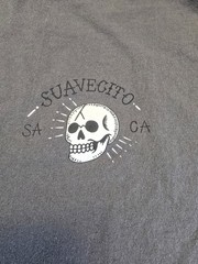 Suavecito Skull Logo T-Shirt Gray Mens 5XL Short Sleeve Graphic Tee SA CA