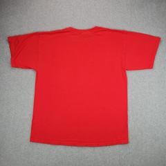 Peanuts Christmas Graphic T-Shirt Men Large Red Snoopy Charlie Brown Holiday Y2K