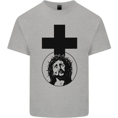 Jesus Cross Christian God Christianity Mens Light Cotton T-Shirt